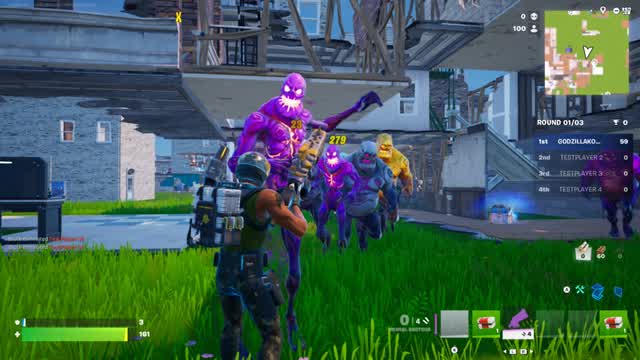 Battle in the city — Fortnite Creative map cover art