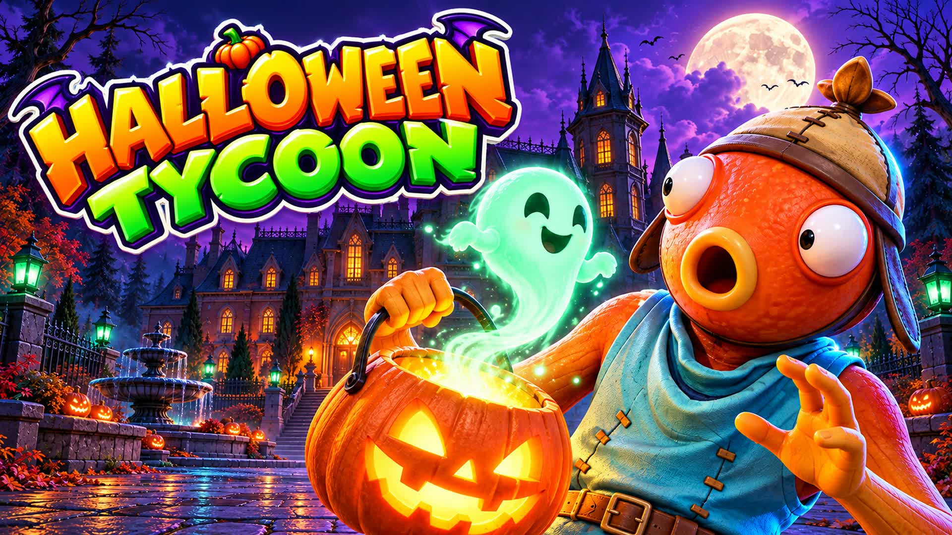 HALLOWEEN TYCOON [NEW] 🎃👻 — Fortnite Creative map