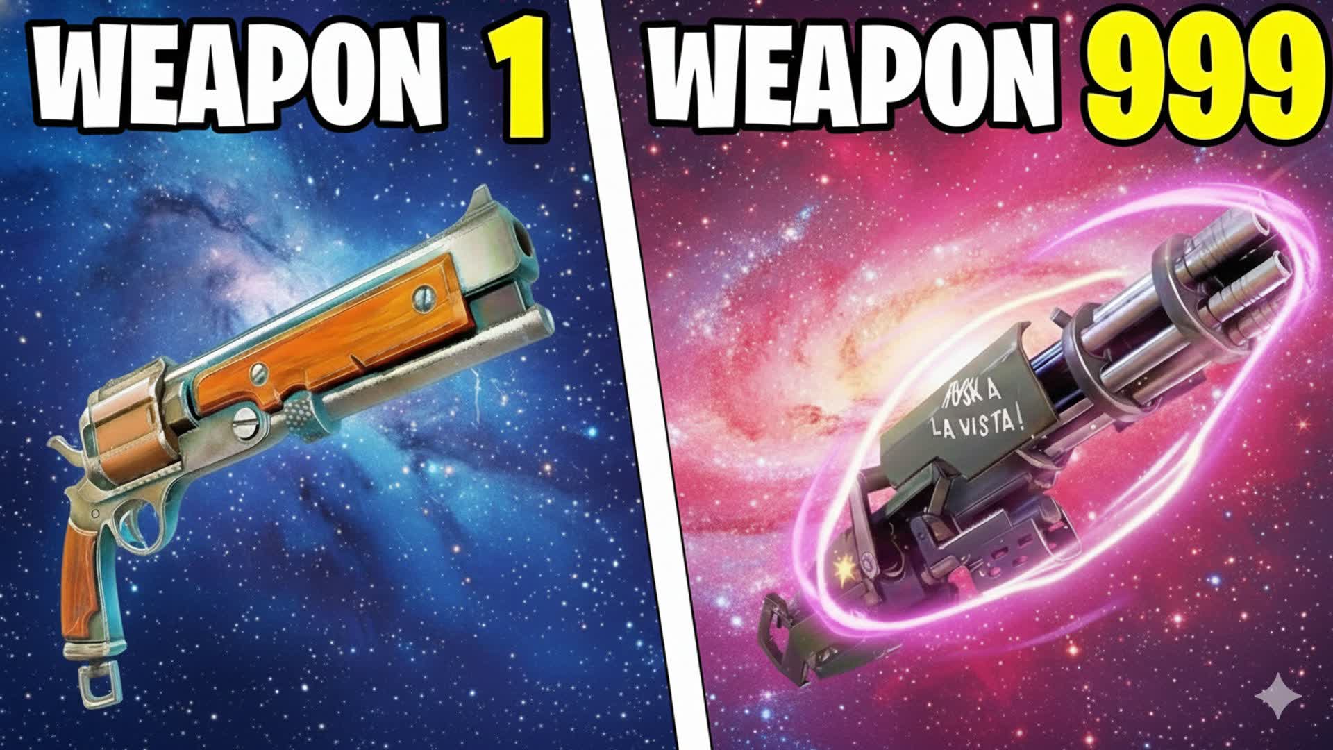 INSANE GUN GAME (Risky) — Fortnite Creative map