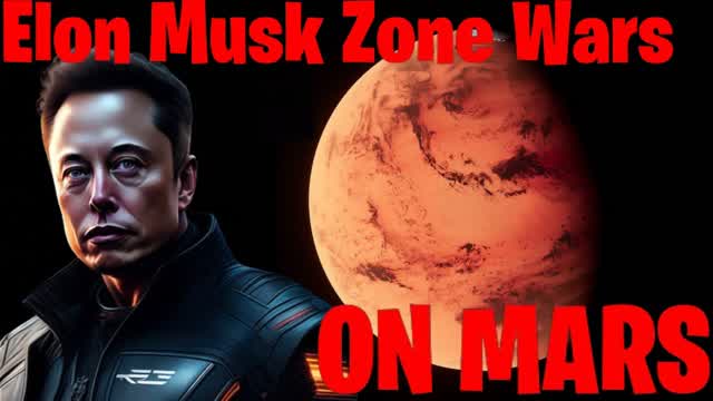 Elon Musk Zone Wars — Fortnite Creative map cover art