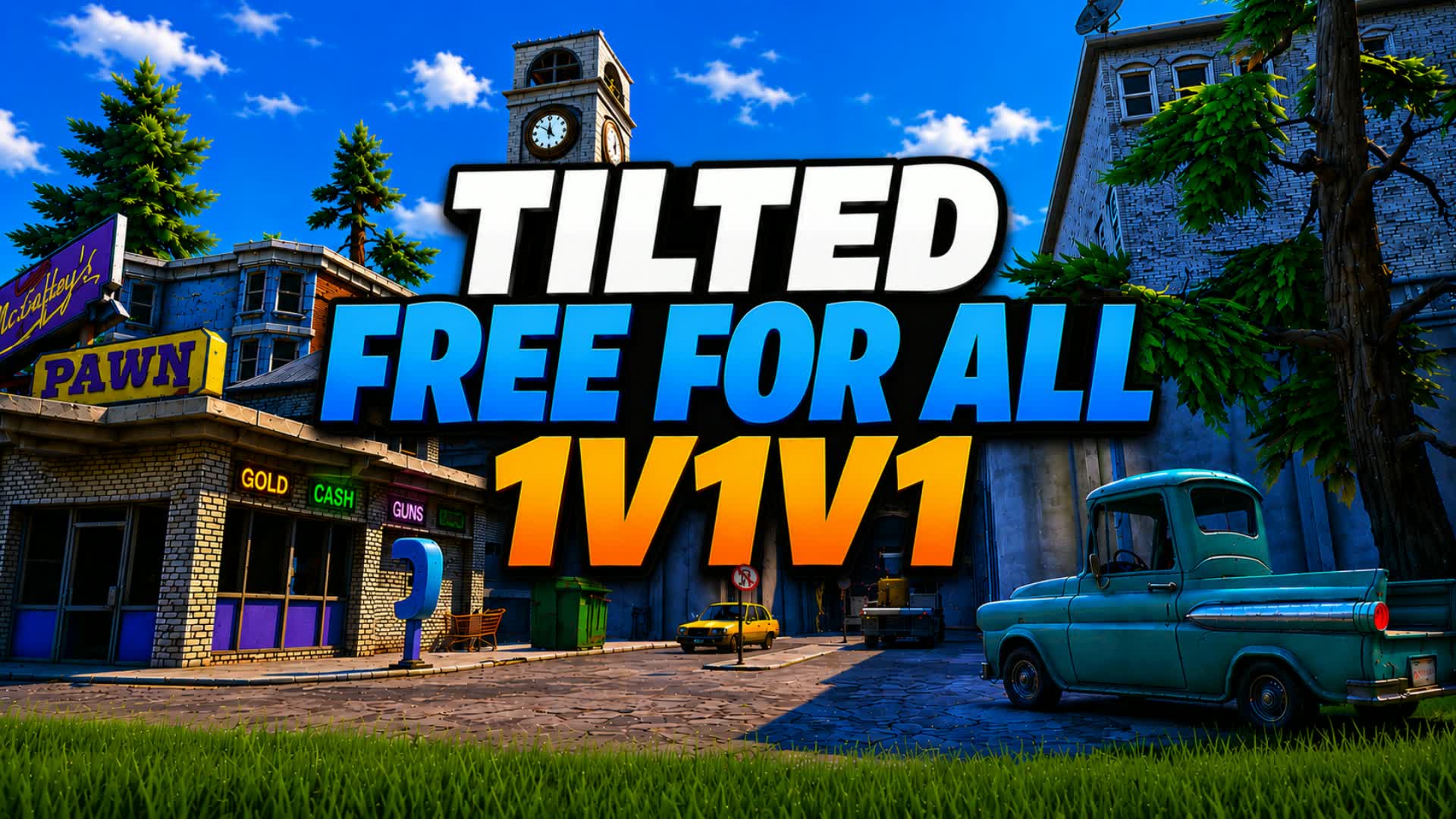 1V1V1 TILTED TOWERS — Fortnite Creative map