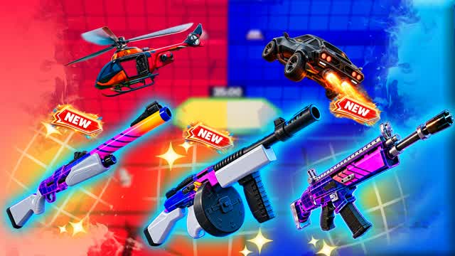 BLUE ONE VS RED 🔵🔴 — Fortnite Creative map cover art