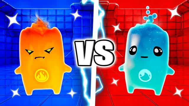 SECRET RED VS BLUE 🔴🔵 RAGE POP — Fortnite Creative map cover art