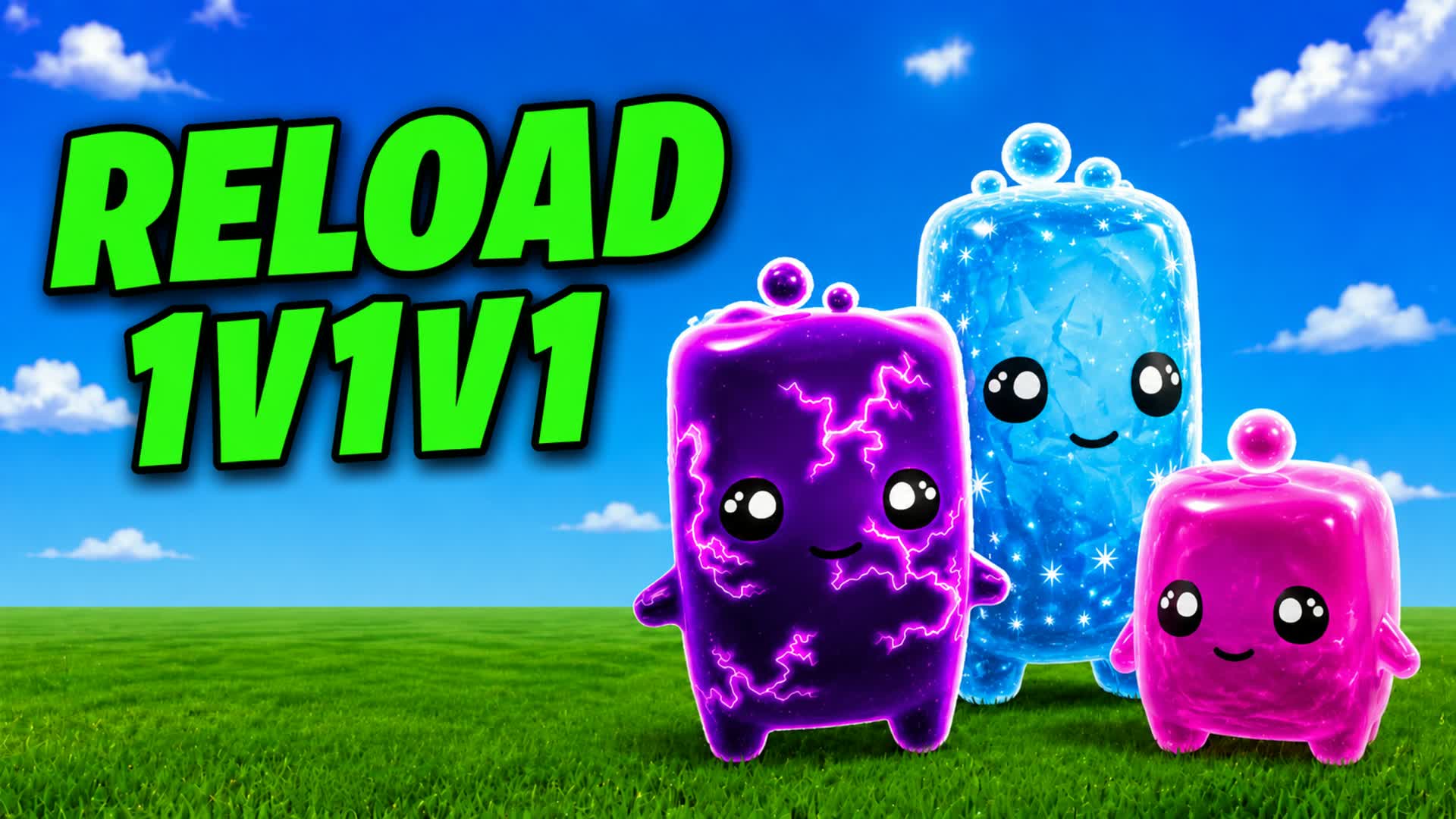 ALL SKINS TILTED 1v1v1 RELOAD — Fortnite Creative map