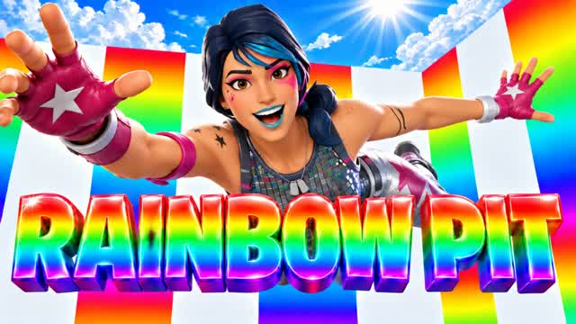 RAINBOW NEEGY PIT 🌈 — Fortnite Creative map