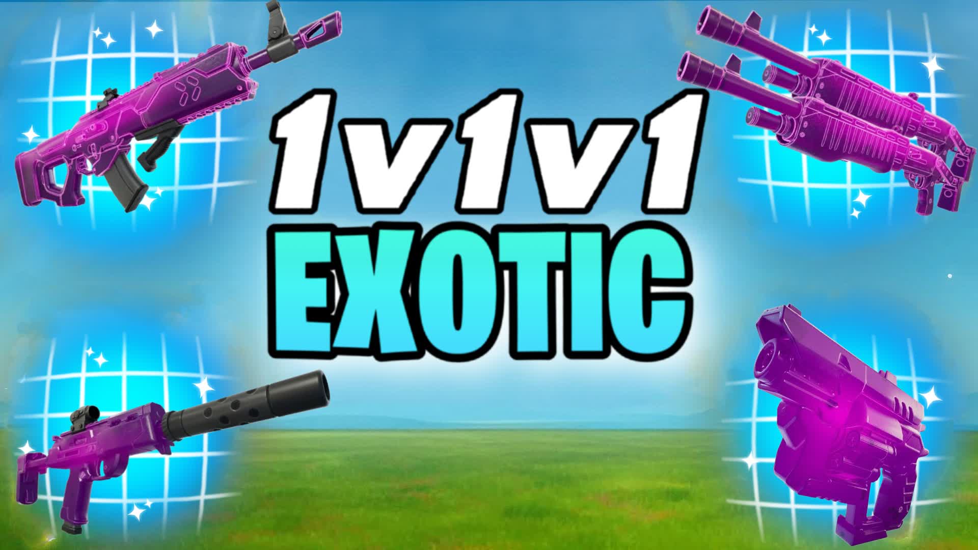 1v1v1 EXOTIC PVP 1v2 1v1v1v1 FFA HERO — Fortnite Creative map