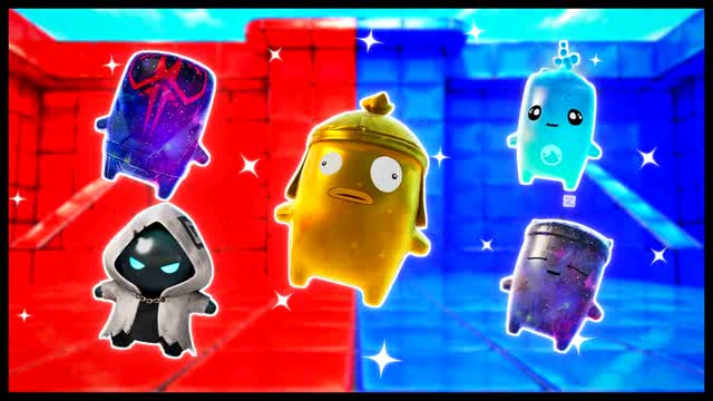 RED VS BLUE STRAIGHT PRESS 🔴🔵 — Fortnite Creative map