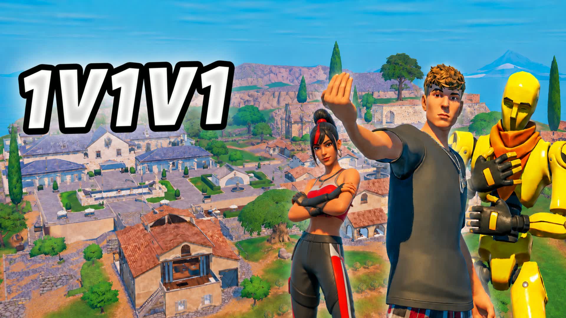 SUPER 1v1v1 INFINIT RESPAWN — Fortnite Creative map