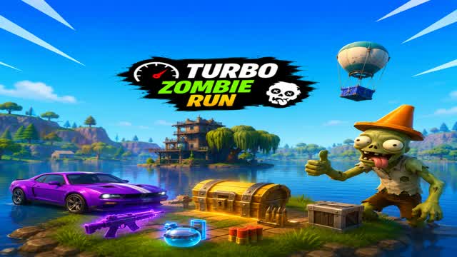 Turbo Zombie Run — Fortnite Creative map