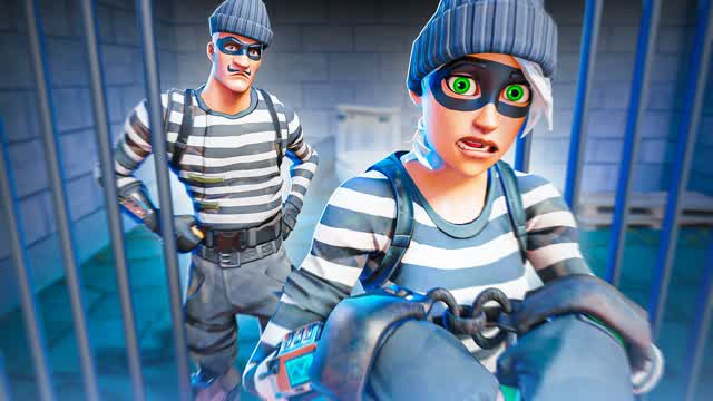 DUO PRISON ESCAPE ROOM — Fortnite Creative map