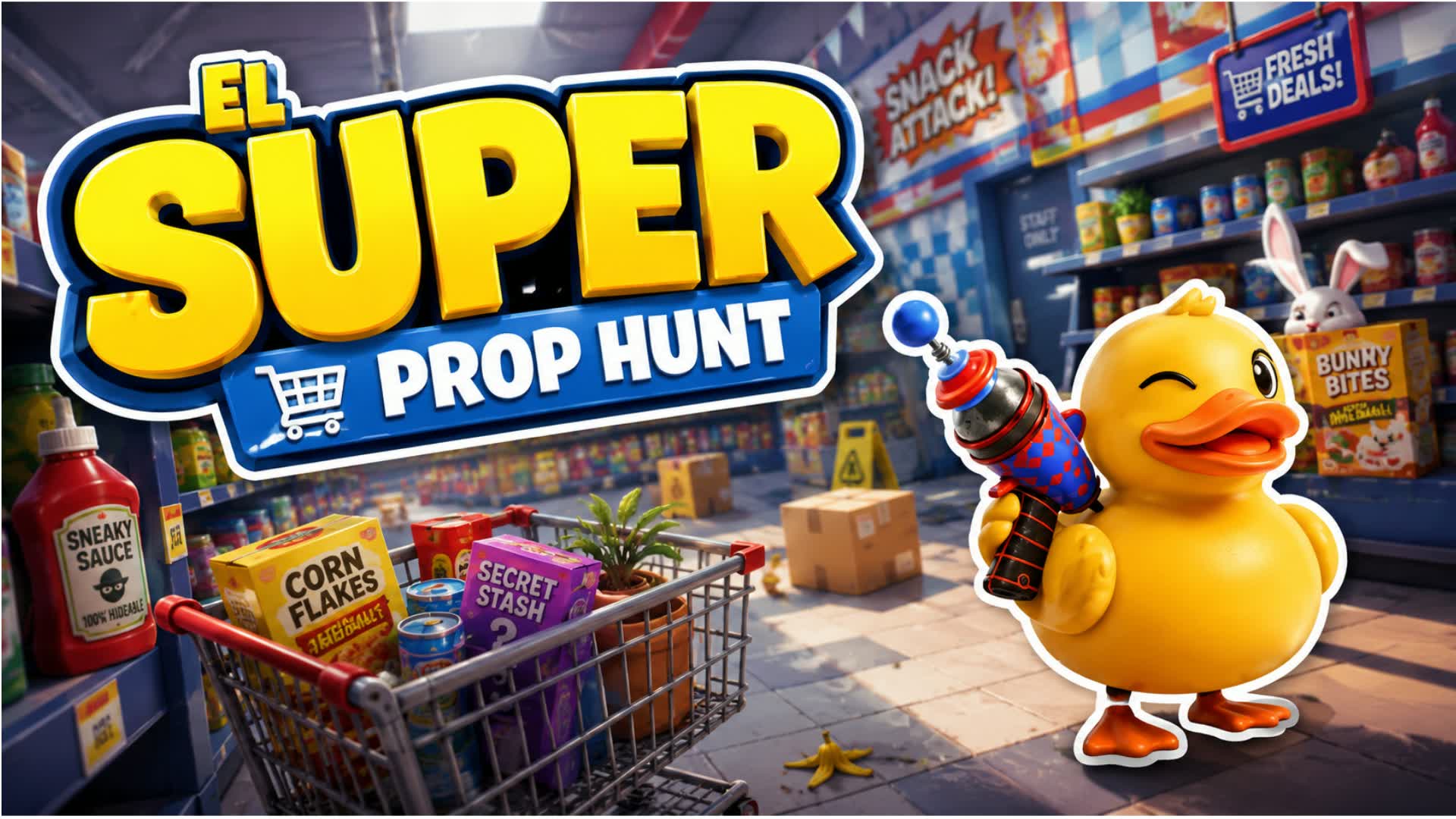 ESCONDITE EL SUPER PROP HUNT CACHE CACHE — Fortnite Creative map