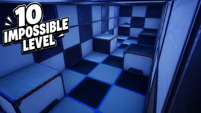10 LEVELS IMPOSSIBLE DEATHRUN 🖤🤍 — Fortnite Creative map