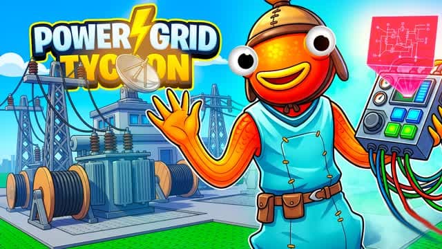 ⚡Power Grid Tycoon — Fortnite Creative map