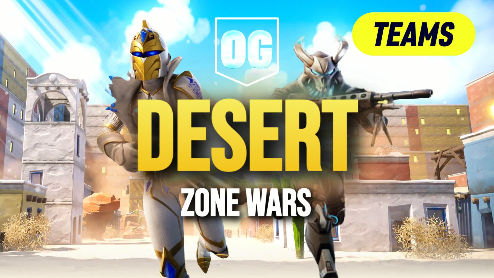 DESERT ZONE WARS [UPDATED] — Fortnite Creative map