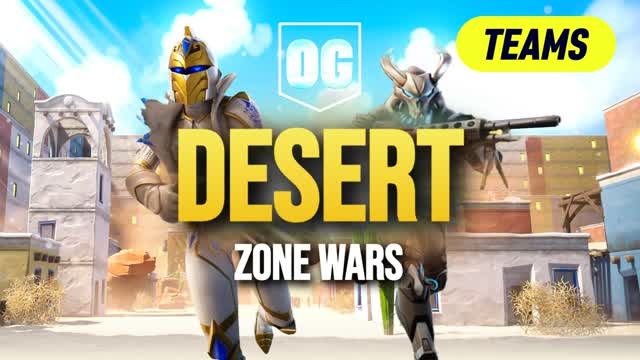 DESERT ZONE WARS [UPDATED] — Fortnite Creative map cover art