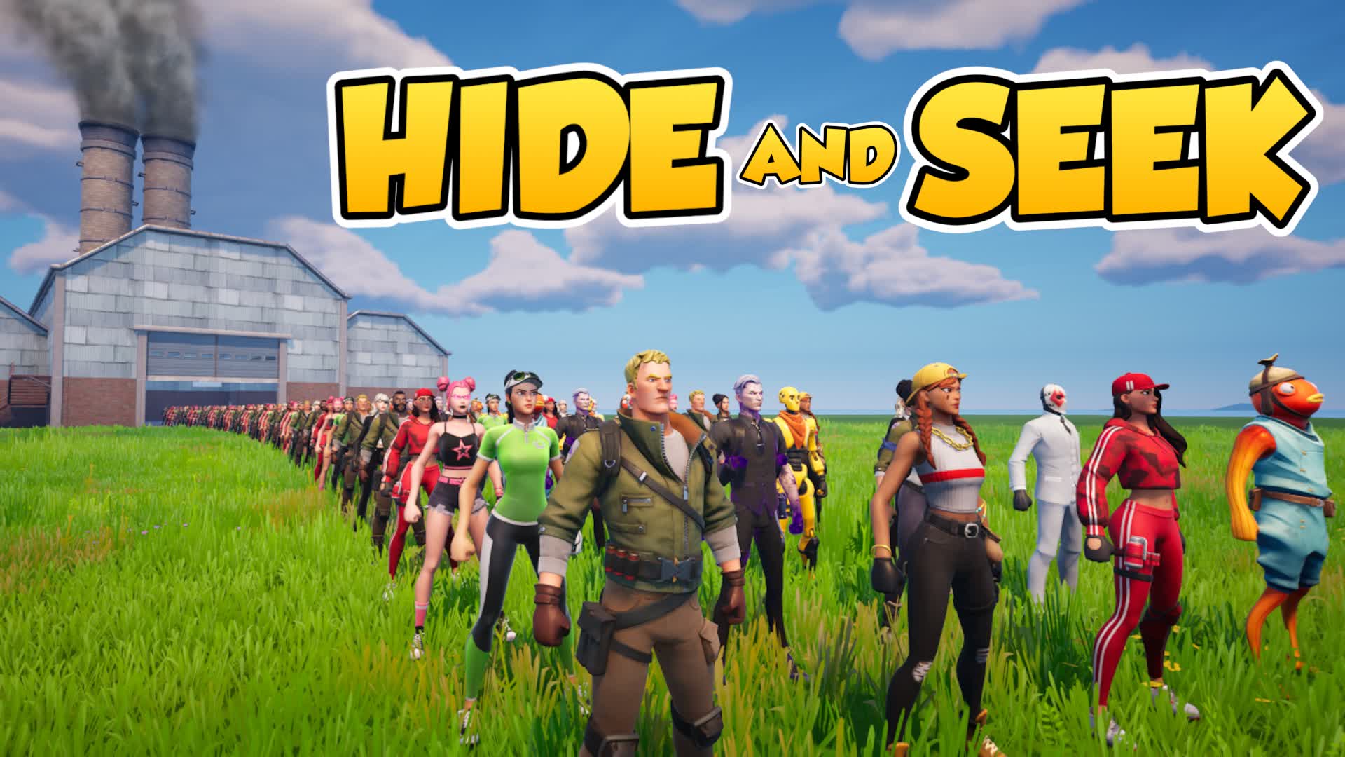 NPC FACTORY [HIDE AND SEEK] — Fortnite Creative map