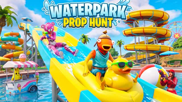 WATERPARK PROP HUNT💦HIDE AND SEEK — Fortnite Creative map cover art
