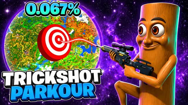 🎯TrickShot Parkour 99% Accuracy — Fortnite Creative map