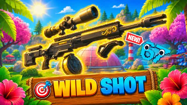 WILD SHOT🎯ONE SHOT🎯 — Fortnite Creative map cover art