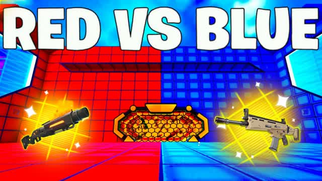 rvb red vs blue f — Fortnite Creative map cover art