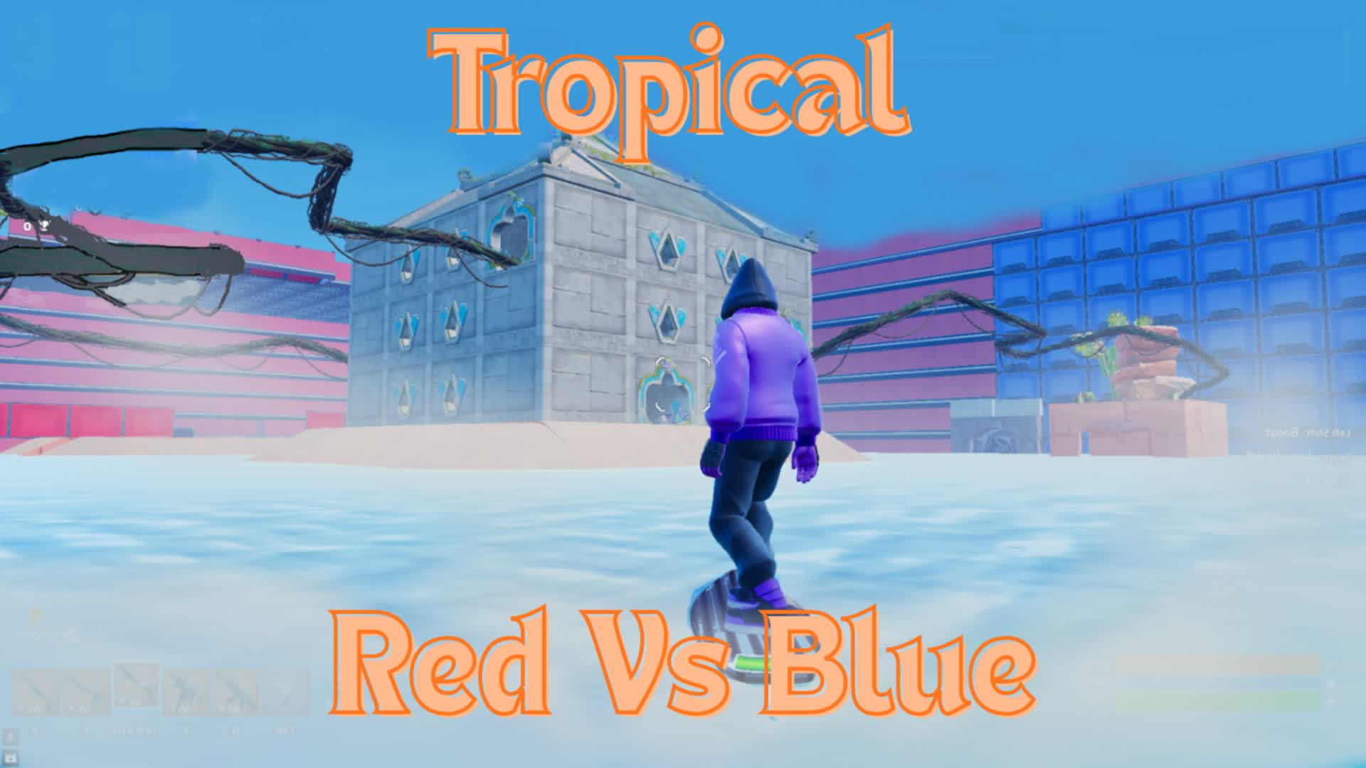 Tropical Red Vs Blue — Fortnite Creative map