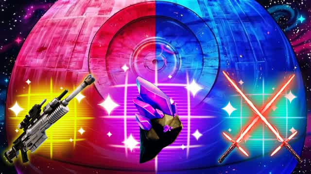 STAR WARS RED VS BLUE [ABSALON] — Fortnite Creative map cover art