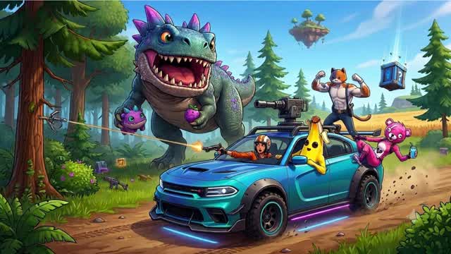 Super RAMPA⭐️ Wars Drive FFA 2026 — Fortnite Creative map