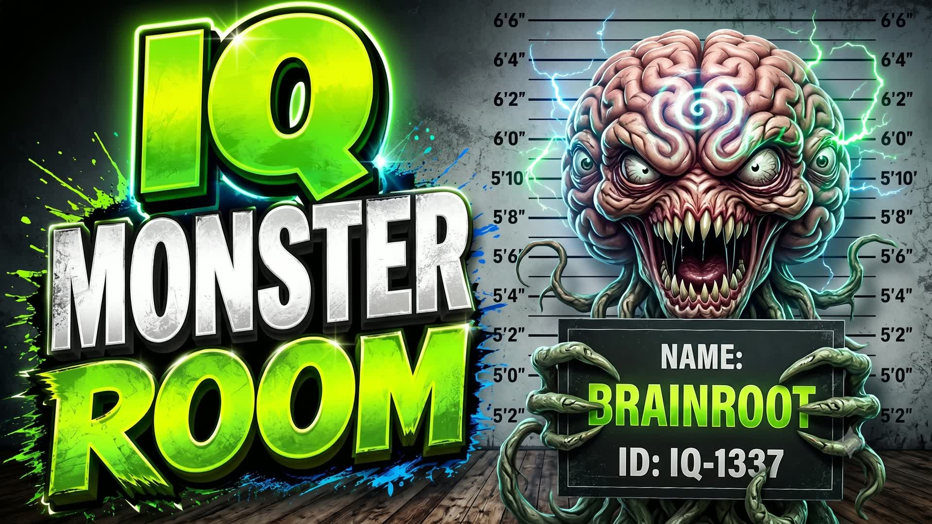 MONSTER 🔎 IQ ESCAPE — Fortnite Creative map