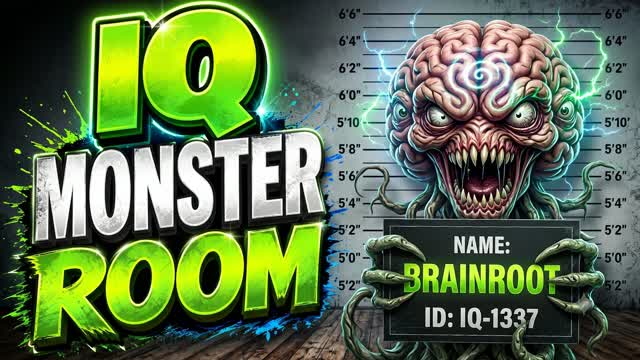 MONSTER 🔎 IQ ESCAPE — Fortnite Creative map