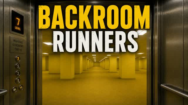 Backroom Runners — Fortnite Creative map cover art