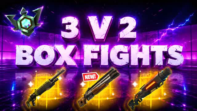 MEGA CLUTCH BOX FIGHT 3V2 [2V2] [2V3] 💫 — Fortnite Creative map cover art
