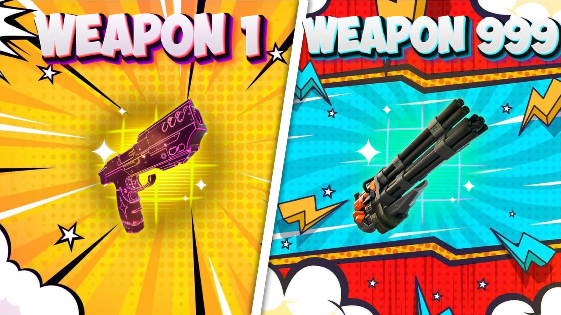 ⭐SUMMER GUN GAME 🎯 — Fortnite Creative map