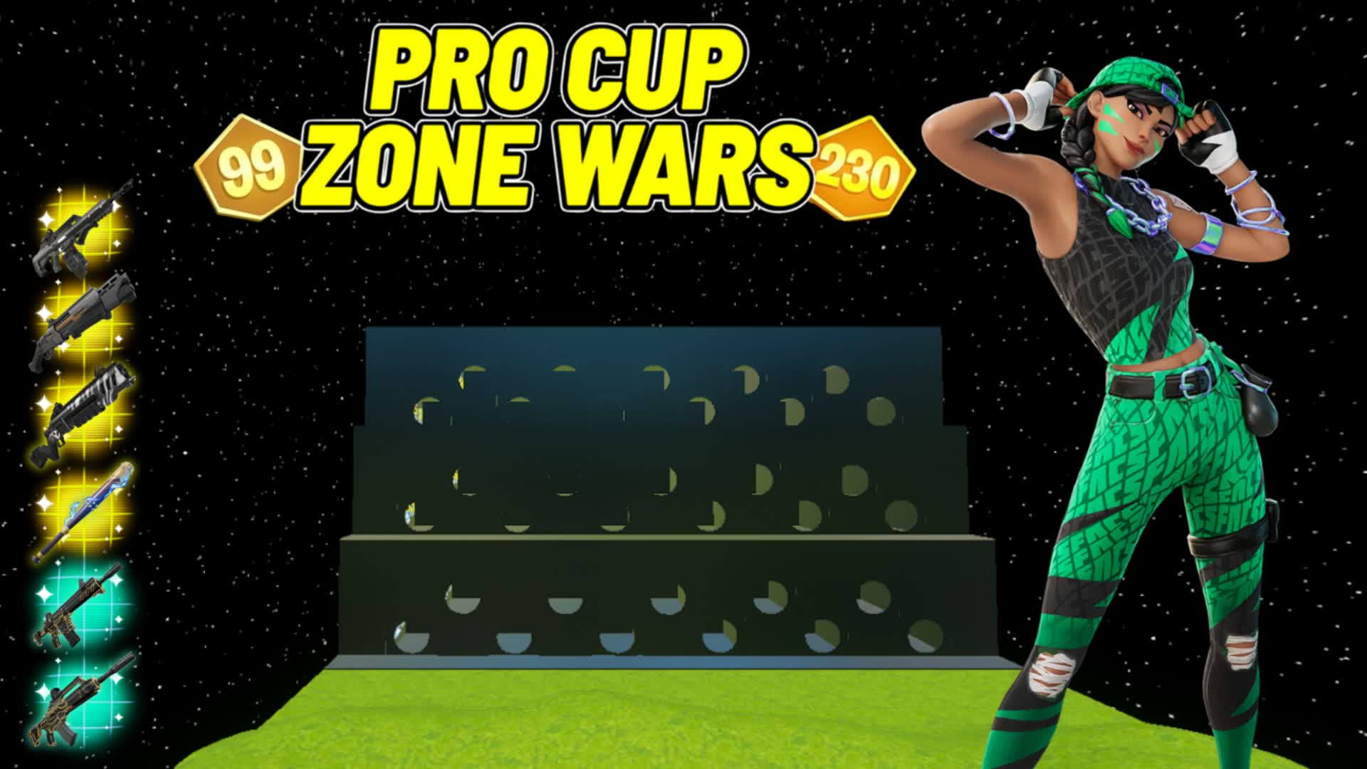 32 PRO CUP ZONE WARS — Fortnite Creative map