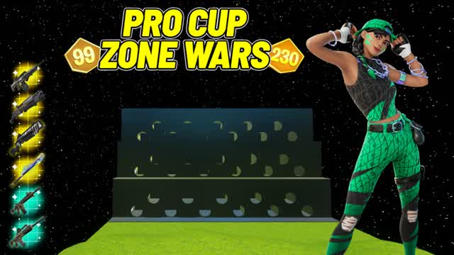 32 PRO CUP ZONE WARS — Fortnite Creative map cover art