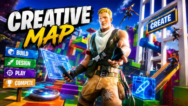 Impossible Deathrun 10 level — Fortnite Creative map cover art