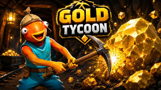 Gold Tycoon — Fortnite Creative map cover art