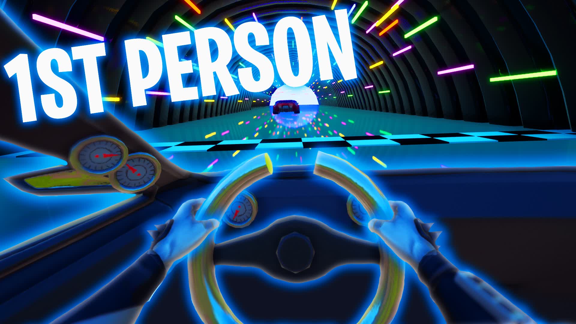 First Person Race Track! — Fortnite Creative map
