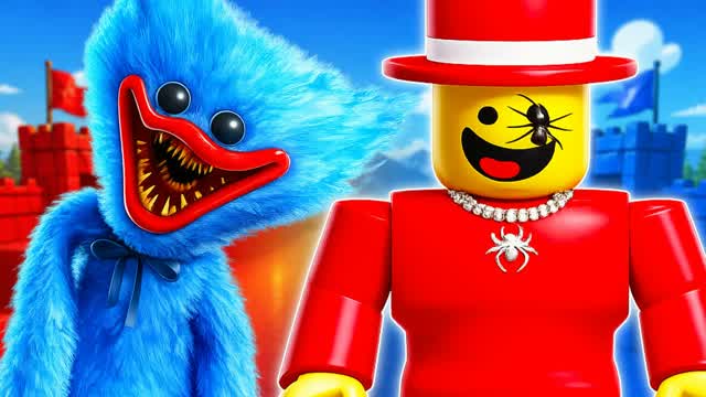 RED VS BLUE🔴🔵SAMY VS HUGY — Fortnite Creative map