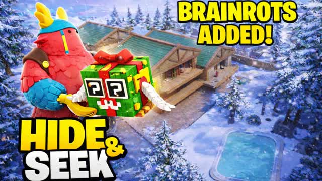 WINTER PROPERTY HIDE AND SEEK — Fortnite Creative map cover art