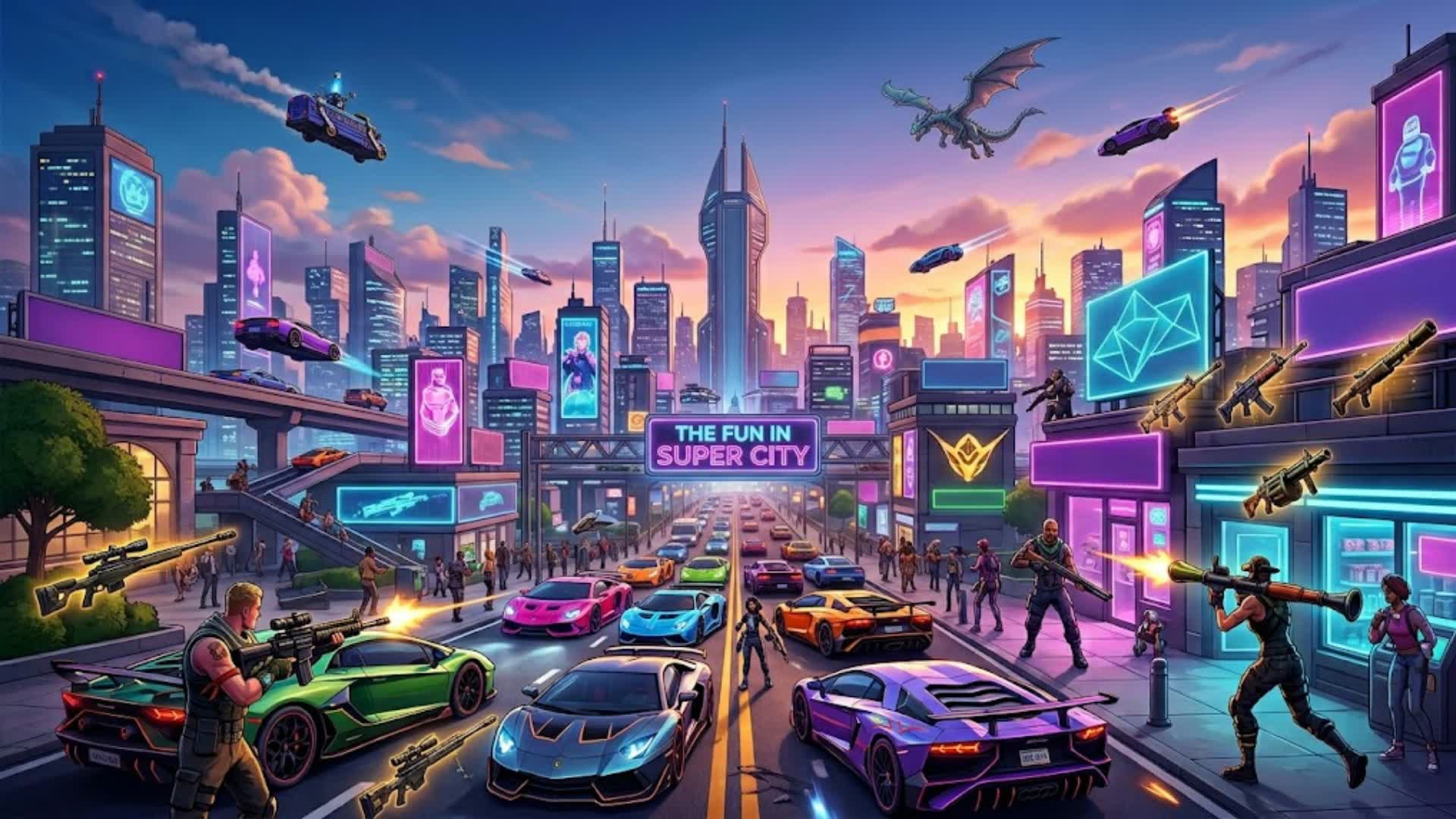 THE SUPER FFH4X — Fortnite Creative map
