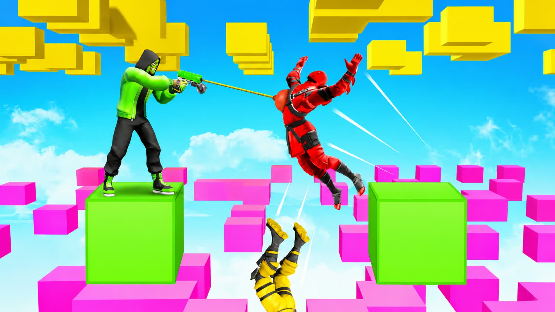 SPLEEF BATTLE TNT RUN COLOR — Fortnite Creative map