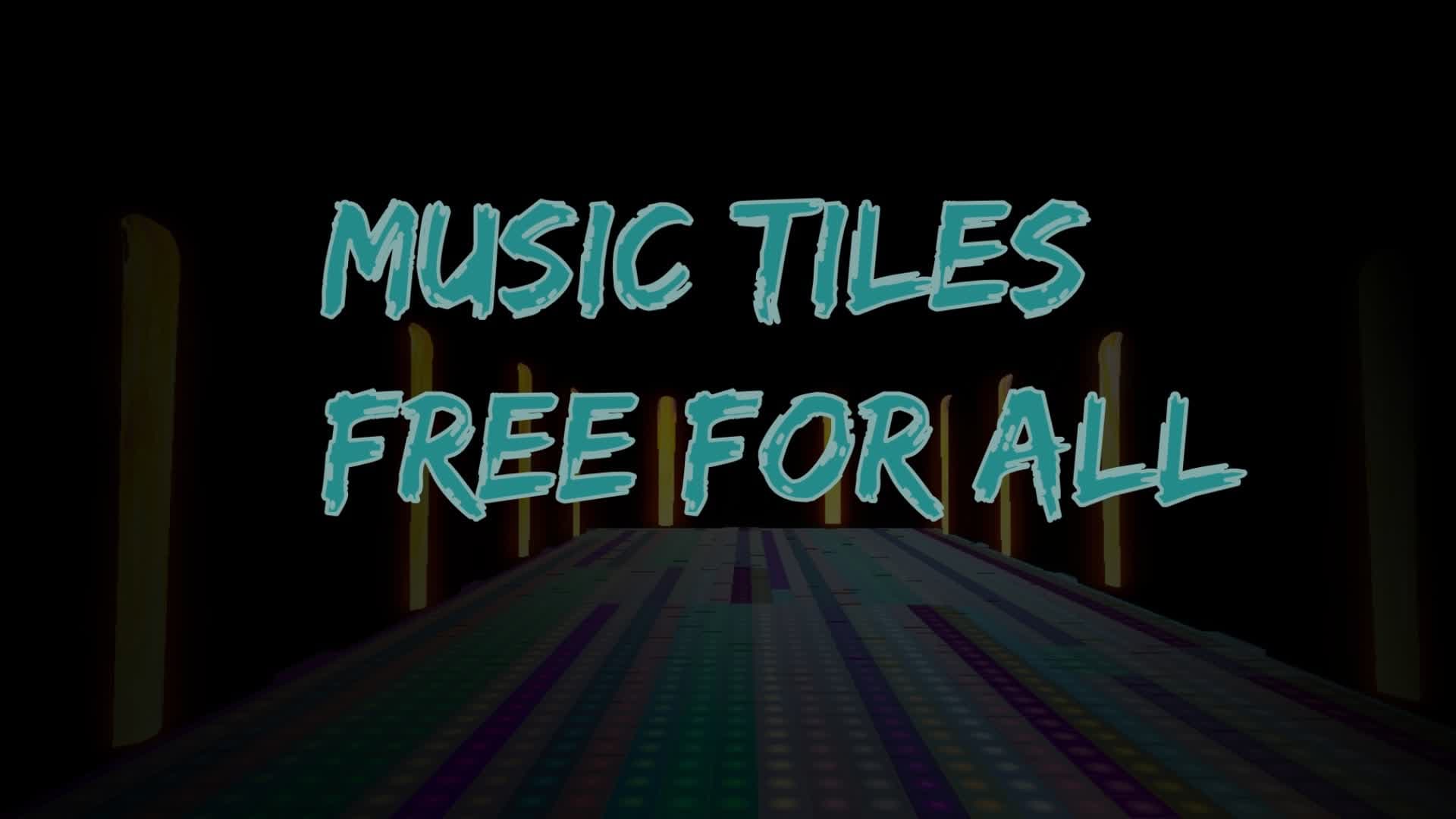 Music Tiles Free For All — Fortnite Creative map