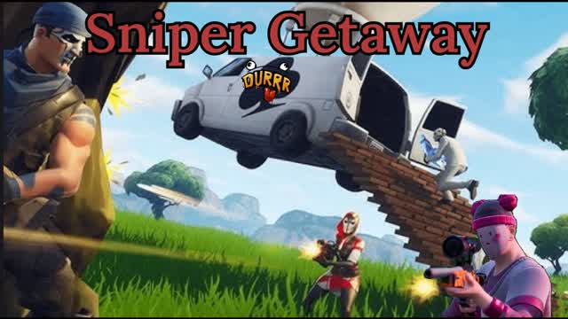 Sniper Getaway — Fortnite Creative map cover art