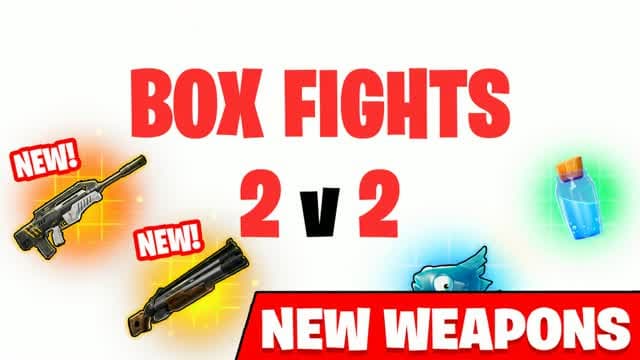 2V2 BOX FIGHTS 2V2 ZONE WARS — Fortnite Creative map