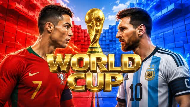 RED VS BLUE 🔴🔵 MESSI VS RONALDO BY RVB — Fortnite Creative map