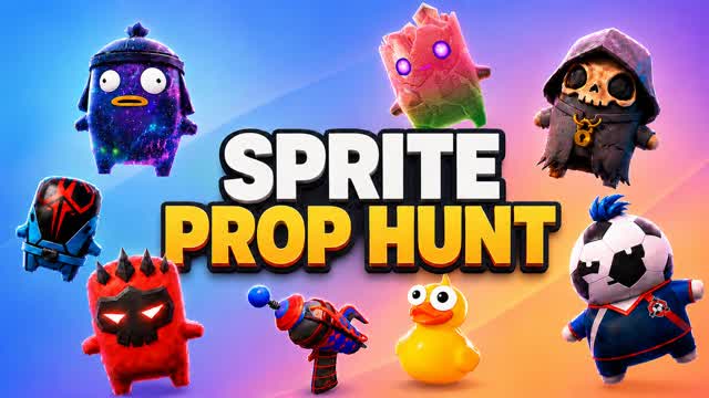 SPRITE PROP HUNT — Fortnite Creative map cover art