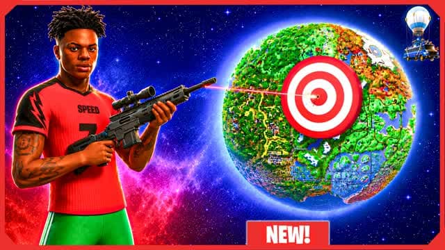 SPEED UNC TRICKSHOT PARKOUR 🎯 [NEW] — Fortnite Creative map cover art
