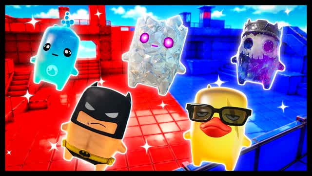 BLUE VS RED HIGH ALERT 🔵🔴 — Fortnite Creative map