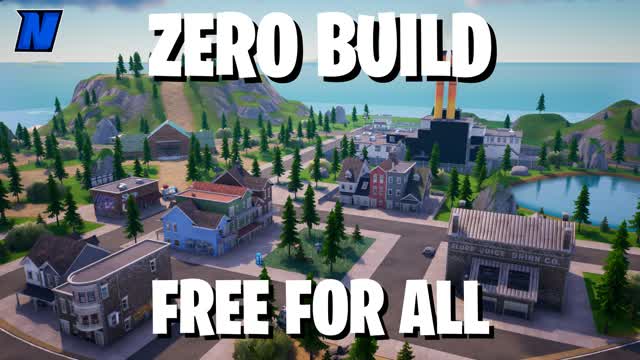Zero Build Free For All - ALL GUNS — Fortnite Creative map cover art