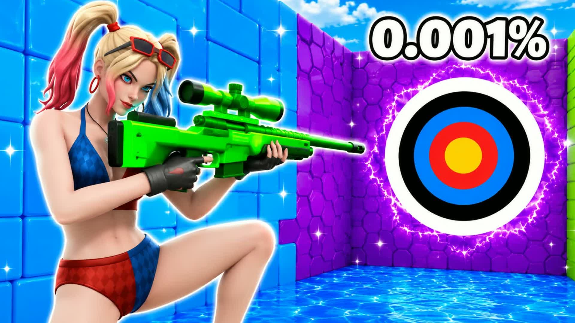 🧊🎲 CORN TRICKSHOT PRO PARKOUR 💎 — Fortnite Creative map